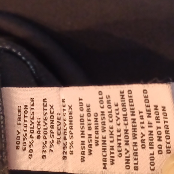 Juicy Couture Black & Gray Full Zip Baseball Jacket Women's L - Picture 14 of 14